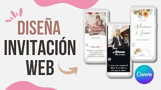 INVITACION WEB con Canva ¡Tutorial Actualizado 2024 [upl. by Assennav]