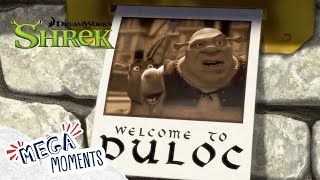 Welcome To Duloc 🏰  Shrek  Movie Moments  Mega Moments [upl. by Costanza]