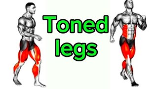 10 Minutes toned legs and glutes workout athomelegs at home [upl. by Hedi535]