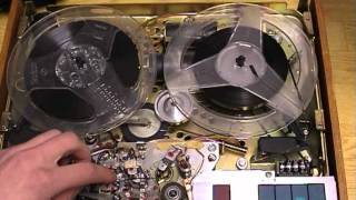 Tandberg tape recorder 9041X inside view [upl. by Hurlbut]