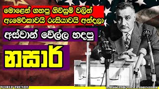 නසාර්ගේ අනගි සිහිනය අස්‌වාන් වේල්ල  Egypt Aswan Dam Sinhala Documentary [upl. by Enneibaf]