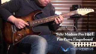 MusicForce Suhr Standard Pro amp Modern Pro Demo  Clean Tone [upl. by Petronia]