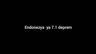 Endonezyada deprem TSUNAMİ ŞOKU son dakika [upl. by Dnomsad]