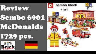 Review Sembo McDonalds  Sembo Block 6901 [upl. by Kaden]