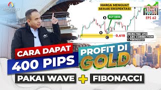 BELAJAR CARA MENGGUNAKAN ELLIOTT WAVE UNTUK TRADING GOLD  FIBONACCI  UNFILLED ORDER [upl. by Oel439]