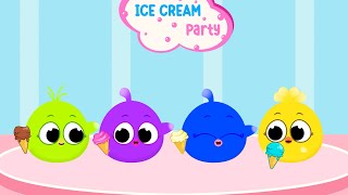 Ice Cream Song and YUMMY YUMMY Songs  Colorful Giligilis All Episodes Together [upl. by Emixam]