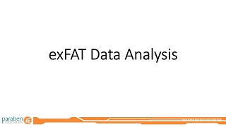 exFAT Data Processing in E3 [upl. by Arramat765]