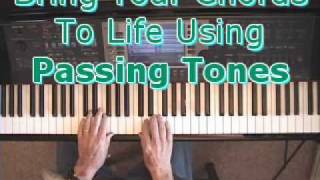 Piano Chords Bring em to life using Passing Tones [upl. by Crowe]