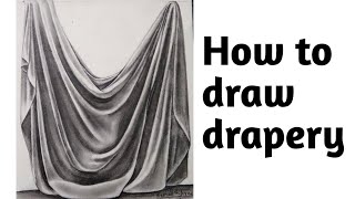 How to draw drapery  Tutorial on still life drawing [upl. by Enriqueta544]