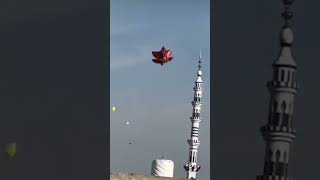 Big Kites  Basant shorts  Basant Festival  Basant 2024  Big Kite spotted kite kiteflying 2024 [upl. by Noemad200]