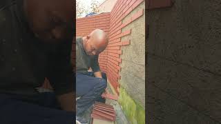 Exterior Brick Cladding Tiles Fitting Shorts [upl. by Lovash]