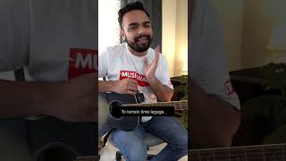 Day 9 Barre chords Challenge with Musicwale  Master barre chords on guitar guitarchallenge [upl. by Opiuuk]