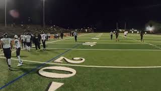 Washington36 Vs Hayward54 High School Boys Varsity Football Linesman Point of View [upl. by Ecnirp49]