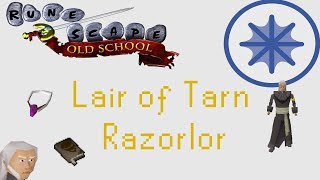 OSRS Lair of Tarn Razorlor  Guia en español Miniquest [upl. by Innek]