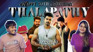 Thalapathy Vijay 50th Birthday Special Mashup 2024  Complete Tribute  Mukesh Cuts [upl. by Eelarbed]