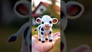 Cute mini cow  lucky to see this cow cute animals cow beautiful [upl. by Elocen]