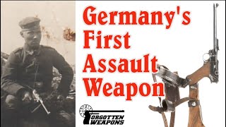 The First German Assault Weapon The Lange Pistole 08 [upl. by Hiram]