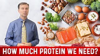 How Much Protein Do You Need – Dr Berg [upl. by Nabroc]