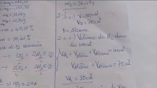 Exercice corrigé sur les dhydrocarbures  Alcanes  Alcène  Partie 2 [upl. by Solon]