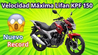 Velocidad máxima Lifan KPF 150 Top speed 😱🚀 [upl. by Nagar70]