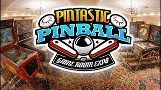 Pintastic Pinball amp Game Room Expo  Pinball News  TwentyOne Minute Tour [upl. by Eldwun]