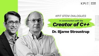 Bjarne Stroustrup From Student to C Creator  KPIT STEM Dialogues [upl. by Nebeur26]