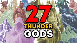 EVERY Major Thunder God in Mythology Explained [upl. by Relyt]