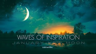 Waves of Inspiration  New energies  NEW Moon in Capricorn 🌙 January 2024 [upl. by Earased]