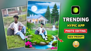 Hypic app trending photo editing prompt  Hypic app background change  Hypic photo editing prompt [upl. by Sommers]