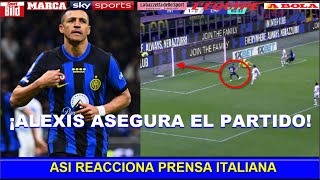 🔥 ASI REACCIONA PRENSA ITALIANA a GOL de ALEXIS SANCHEZ INTER vs EMPOLI [upl. by Akinit675]