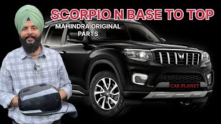 Modified Scorpio Base to Top  Mahindra Orignal Accessories  Car Planet  Modified Club [upl. by Azne]