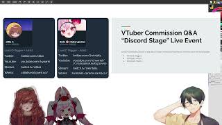 VTuber Comm QampA w Cillia 2wintails and Brian Tsui 【Live2D Discord Stage Event  Rigger Session】 [upl. by Espy]