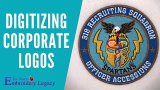 How to Digitize Corporate Logos into Embroidery Designs  Tips amp Tricks [upl. by Alorac]