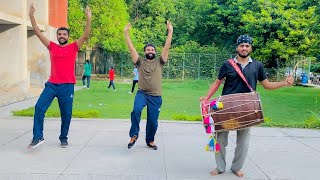 Punjabi Pure Folk Style Bhangra on Dhol Beat [upl. by Annasus606]