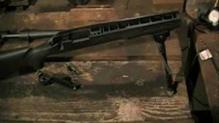 Remington 700 SPS Varmint bedding the rifle action part 29 [upl. by Yrrok]