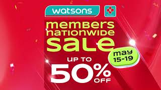 Watsons Members Nationwide Sale is Happening Now [upl. by Dahlia786]