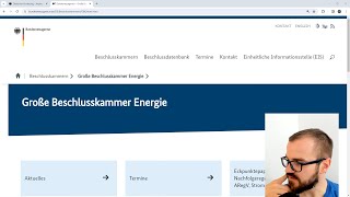 Große Beschlusskammer Energie Bundesnetzagentur 20 [upl. by Inanuah]