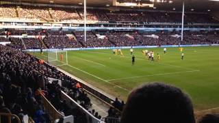 Puncheon pen miss for Palace v Tottenham [upl. by Ahsineg849]