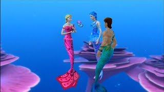 Barbie in A Mermaid Tale  Looking for a Dreamfish in the whirlpool [upl. by Anitsim]