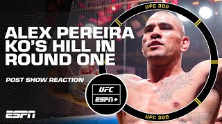 UFC 300 Reaction I will never underestimate Alex Pereira again – Bisping  UFC Post Show [upl. by Nosraep]