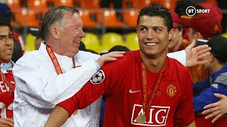 Cristiano Ronaldo amp Sir Alex Ferguson celebrate Manchester Uniteds 2008 Champions League success ❤️ [upl. by Callas]