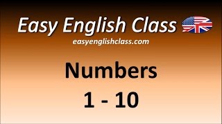 Numbers 110  Easy English Class [upl. by Varini]