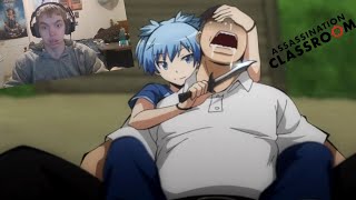 NAGISA WHAT Assassination Classroom episodes 13 amp 14 reaction [upl. by Willow904]