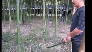 katana sword cutting test02 from hanbonforge com [upl. by Drape312]