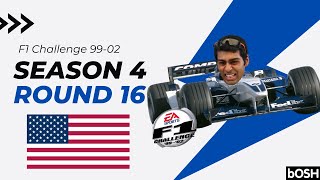 F1 Challenge Career Mode 9902 60  USA [upl. by Ognimod]