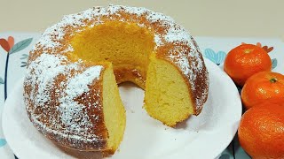 😋 BIZCOCHO RÁPIDO DE MANDARINAS 🍊 SÚPER ESPONJOSO  BEATRIZ COCINA [upl. by Arbmahs]