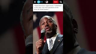 Ben Carson Has PERFECT RESPONSE to Kamala Harris Mocking Students Saying ‘Christ is King’ [upl. by Ocin]