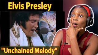 FIRST TIME REACTING TO  Elvis Presley quotUnchained Melodyquot [upl. by Orji]