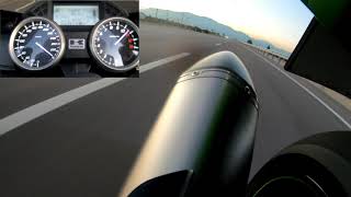 KAWASAKI ZX14R HIGH SPEED  4MIN 175KM  PURE SOUND [upl. by Nalra791]