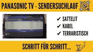 Panasonic Smart TV Sendersuchlauf GANZ EINFACH [upl. by Kristan897]